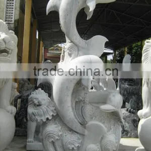 Stone Dolphin Sculpture thumbnail-1