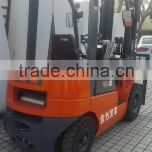 China Top1 Forklift Brand 2ton 4 Wheel Counterbalance Diesel Forklift Truck thumbnail-3