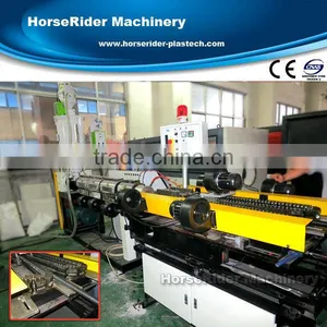 New High Spees Single Wall Corrugated Pipe Line / PE Corrugated Pipe Making Machine Single Wall Corrugated Pipe Machinery thumbnail-1