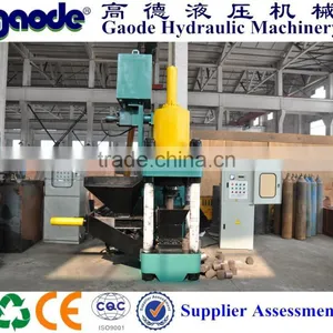 High Efficiency Automatic Steel Iron Chips Briquette Machine thumbnail-1