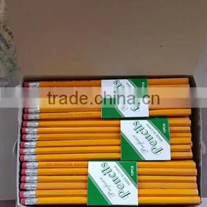 Fashion Yellow Wooden Black Lead Writing Pencil thumbnail-1