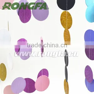 Sparkling Paper Garland Bunting For Wedding And Party thumbnail-5