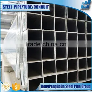 100*250*5.5 Steel Galvanized Pipes for Exporting Market thumbnail-1