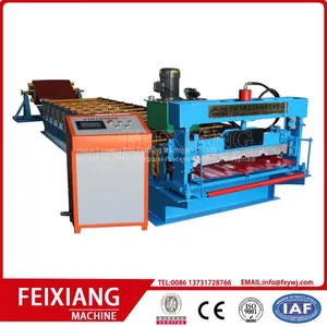 Glazed Tile Double Deck Roll Forming Machine thumbnail-5
