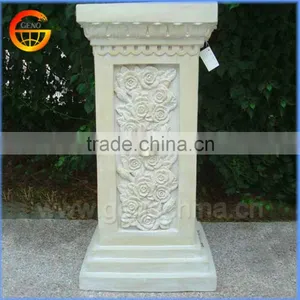 New Designs Fiberstone Flower Stand, Resin Column thumbnail-5