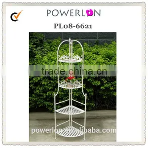 2015 NEW DESIGN Decorative 4-tier Garden Triangle Corner Shelf thumbnail-1