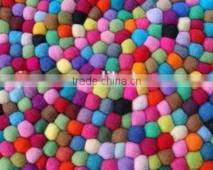 Felt Ball Rug/wool Felt Balls thumbnail-2