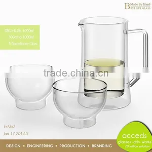 Thermos Heat Resistant Water Pyrex Wholesale Pitcher thumbnail-5