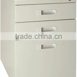 Mobile Pedestal BBF Steel Filing Cabinet 3 Drawer Movable Cabinet 3 Drawer Steel Wagon thumbnail-1