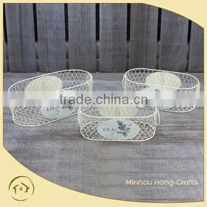 Metal Christmas Flower Decoration Basket thumbnail-1