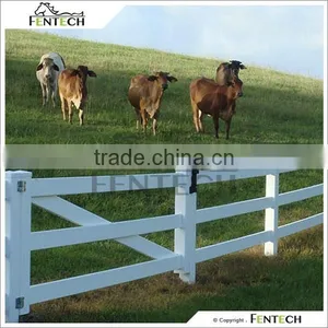 High Quality Fentech Fence Pvc Fencing Post and Rail thumbnail-2