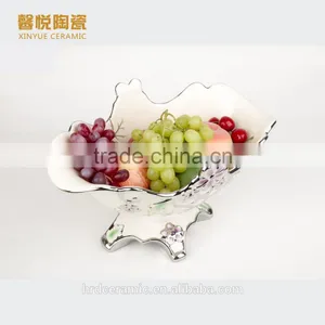 2016 Decoration Food Fruit Tray Dish Plate / Bulk Ceramic Fruit Tray thumbnail-1