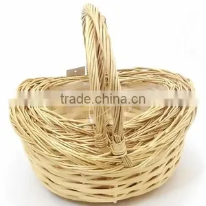 East Flower Basket Cheap Hand Weave Empty Gift Basket thumbnail-1