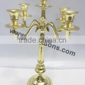 Gold Plated Candelabras and Centerpieces thumbnail-5