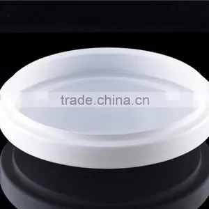 White Round Thermoformed Plastic PC Lighting Covers thumbnail-2