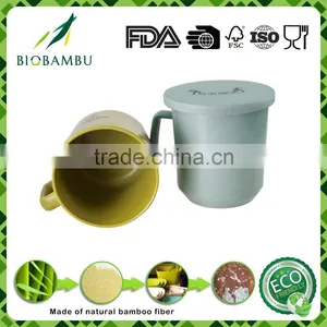 Fashional Popular Hot Design Bamboo Fiber Tea Cup With Lid thumbnail-5