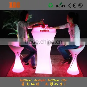Led Liquid Bar Table Lit up Cocktail Table s With RGB Led Wine GF312 thumbnail-2