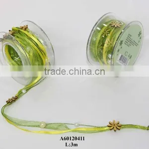 Fashion Green and Yellow Gift Ribbon thumbnail-1