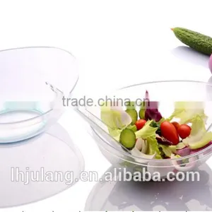 Useful Plastic Salad Bowl With Forks for Kitchen / Plastic Big Salad Bowl With Forks Set thumbnail-2
