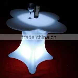 Rental Wholesale Plastic Furniture Led Cocktail Table thumbnail-5