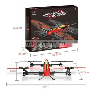 WLtoys V383 3D 2.4G 6CH 500 Electric Stunt Action Led Slingshot Helicopter ,Waterproof Quadcopter Mariner thumbnail-4