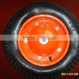 13x3 Wheelbarrow Rubber Wheel 3.25/3.00-8 for Brazil Market thumbnail-1