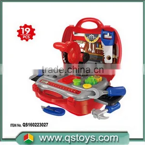 19PCS Little Engineer Kid Play Set Toy,tool Kit Set in a Fashion Tool Box thumbnail-1