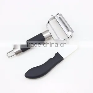 Stainless Steel Peeler Ceramic Knife Set Packed in EVA Tray thumbnail-1