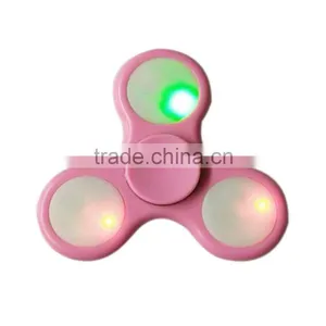 2017 Shine LED Hand Spinner Tri Fidget Finger Spinner EDC Spin Stress Focus Desk Toy thumbnail-6