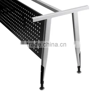 Factory Price Custom Made Leg Frame Modern Office Reception Desk thumbnail-3