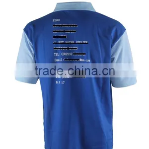 2015 New Arrival Plain Blue Dyed Short Sleeves Cheap Men Model Casual Shirt thumbnail-6