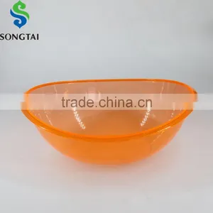 Colour Transparent Plastic Snacks Bowl thumbnail-1