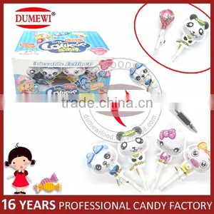 Lovely Animal Shape Lollipops Candy With Funny Pen Cap Toy thumbnail-1
