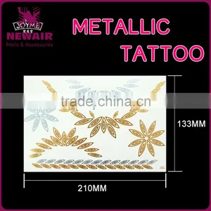 Waterproof Body Safe Metal Jewel Temporary Tattoo Sticker thumbnail-3