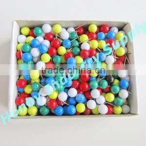 Assorted Color Round Head Map Pins Ball Head Push Pins thumbnail-5