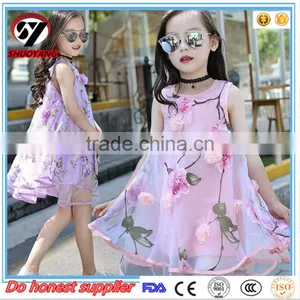Best Price For 2 to 12 Years Old Lovely Girls Hot Sale Party Wear Dress Top Quality Party Dresses thumbnail-1