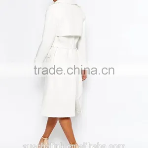 Trendy Russian Style Women White Elegant Winter Coat thumbnail-4