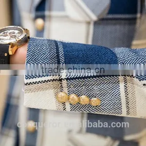 Grid Window Pane Man Suit.BSPL0628 thumbnail-1
