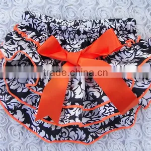 Hollaween Bloomers for Kids Wholesale Baby Satin Bloomer Kapu Ruffle Panties Baby Panties Bloomer thumbnail-4