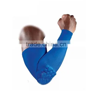 Paded Arm Sleeve Elbow Support Protective Pad thumbnail-1