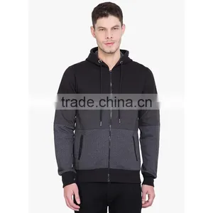 Customized Cheaper Black Men Terry Hoodies Pullover Hoodies thumbnail-1