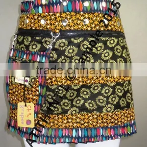 Cotton Printed PatchPrill Reversable Skirt thumbnail-5