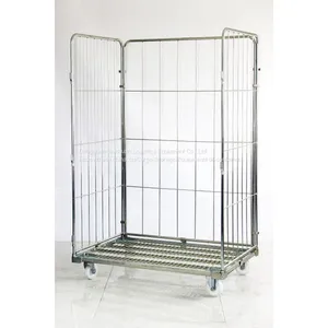 Warehouse Detachable Logistic Equipment Roll Cage Container thumbnail-1