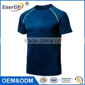 2016 Custom Wholesale Cooling Breathable Quick Dry Men t Shirt for Summer Season thumbnail-2
