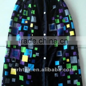 Cotton Printed Bath Robe thumbnail-1