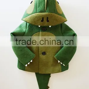 New Design Baby Boys Clothes Dinosaur Overcoat Kids Outwear For Children's Winter Clothes thumbnail-2