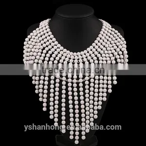 Female Neckalce Jewelry Punk Style Tassel Gold Necklace thumbnail-3