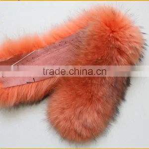 Myfur Customized Genuine Fur Real Raccoon Fur Winter Scarf With Cheap Price thumbnail-6