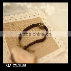 New Style Velvet Rope Lucky Braided Friendship Bracelet thumbnail-6
