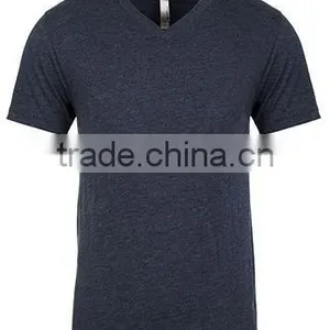 Next Level Apparel Men's Tri-Blend V Tee - Made From 50% Polyester, 25% Cotton and 25% Rayon Jersey. Comes With Your Logo. thumbnail-4
